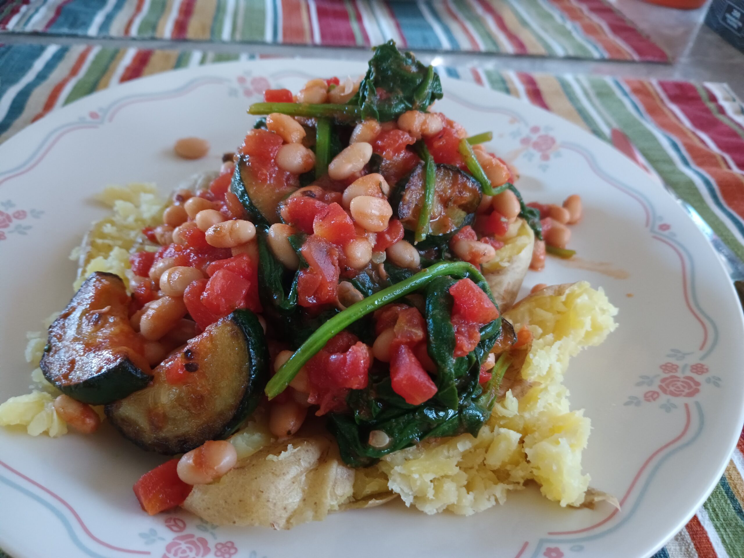 Zucchini Topped Potatoes